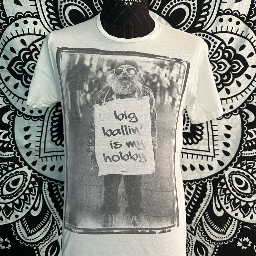 SLU brand Big Ballin’ Graphic Tee with Bold Print